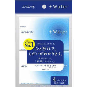 大王製紙 エリエールプラスウォーターポケット 14組4個 エリエールプラスウォーターポケット4
