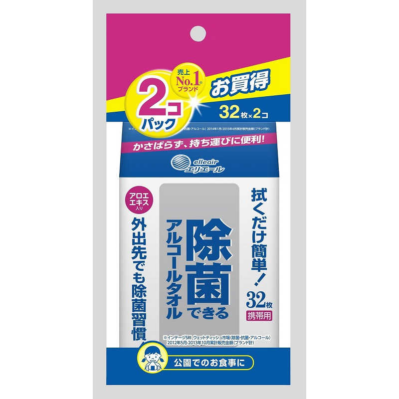 大王製紙 大王製紙 エリエール 除菌できるアルコールタオル  