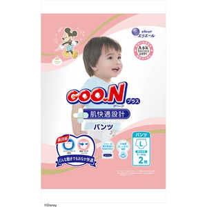 大王製紙 GOON(グーン)プラス 敏感肌設計 パンツタイプ Lサイズ 2枚入 