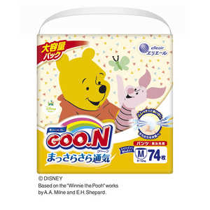 大王製紙 GOON(グーン)パンツ まっさらさら通気 Mサイズ 74枚 男女共用 グンPマッサラM74マイ