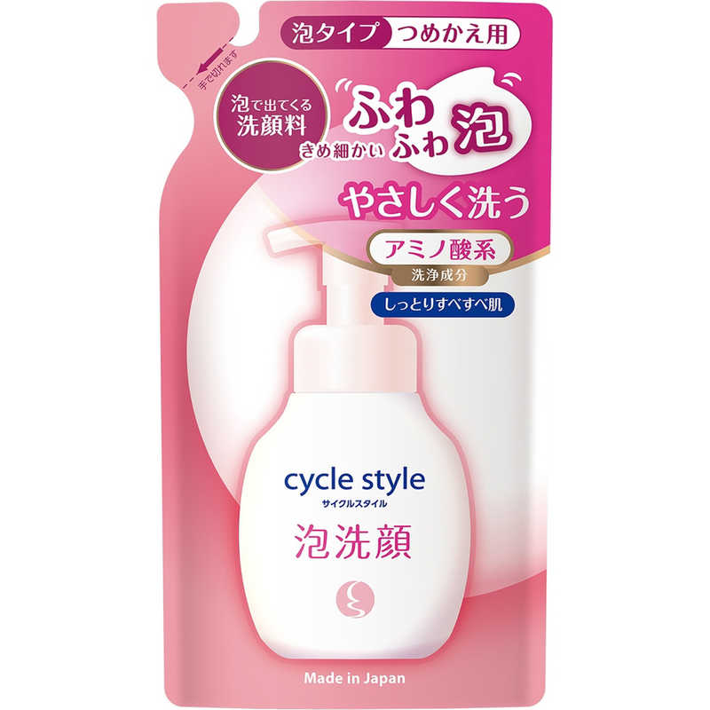 第一石鹸 第一石鹸 サイクルスタイル泡洗顔フォーム 詰替用220ml  