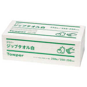 トライフ トウカイ ジップペーパータオル 白 (1ケース15束入) KTO061B トライフ トウカイ ジップペーパータオル 白 (1ケース15束入) KTO061B