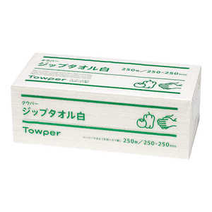 東海加工紙 タウパー ジップ 白 (1ケース12束入) KTO8101 東海加工紙 タウパー ジップ 白 (1ケース12束入) KTO8101