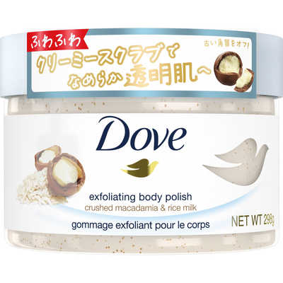 ユニリーバJCM Dove(ダヴ)クリーミースクラブ 298g マカダミア＆ライス 