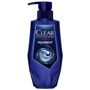 ユニリーバJCM CLEAR(クリア)ブルーエナジー 4x スカルプシャンプー ポンプ 350g ユニリーバJCM CLEAR(クリア)ブルーエナジー 4x スカルプシャンプー ポンプ 350g