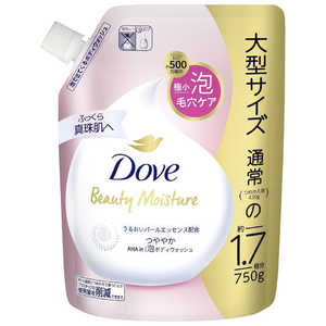 ユニリーバJCM ダヴ ビューティーモイスチャー 泡ボディウォッシュ つややか つめかえ用 750g ユニリーバJCM ダヴ ビューティーモイスチャー 泡ボディウォッシュ つややか つめかえ用 750g