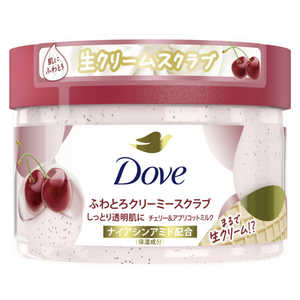 ユニリーバJCM Dove(ダヴ)クリーミースクラブ チェリー＆アプリコットミルク 298g ﾀﾞｳﾞｽｸﾗﾌﾞﾁｴﾘｰ&