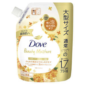 ユニリーバJCM ダヴ ビューティーモイスチャー 泡ボディウォッシュ キンモクセイ 詰替用 750g ユニリーバJCM ダヴ ビューティーモイスチャー 泡ボディウォッシュ キンモクセイ 詰替用 750g