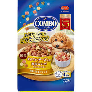 日本ペットフード コンボ ドッグ まろやかチーズ入り 720g(180g×4袋入) 日本ペットフード コンボ ドッグ まろやかチーズ入り 720g(180g×4袋入)