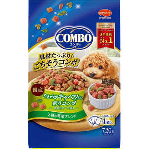 日本ペットフード コンボ ドッグ やわらかキャベツ入り 720g(180g×4袋入) 日本ペットフード コンボ ドッグ やわらかキャベツ入り 720g(180g×4袋入)