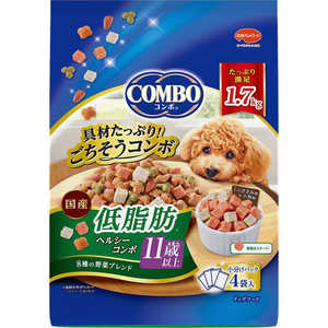 日本ペットフード コンボ ドッグ 低脂肪 11歳以上 1.7kg(425g×4袋入) 日本ペットフード コンボ ドッグ 低脂肪 11歳以上 1.7kg(425g×4袋入)