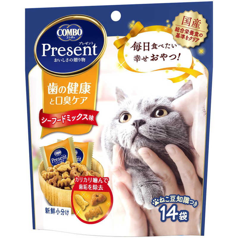 日本ペットフード 日本ペットフード コンボプレゼントキャットおやつ歯の健康と口臭ケア  