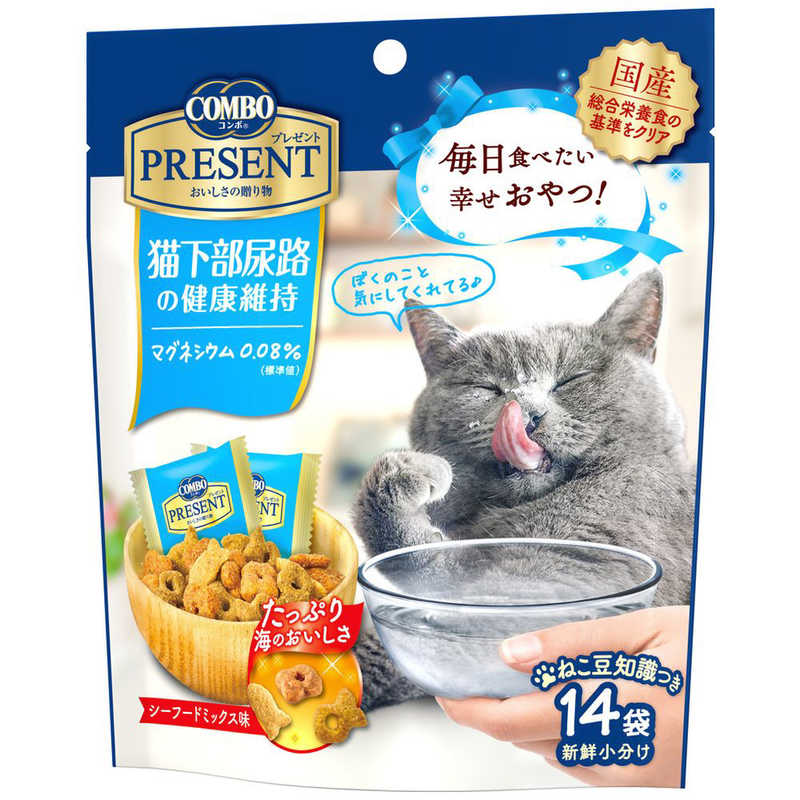 日本ペットフード 日本ペットフード コンボプレゼントキャットおやつ猫下部尿路の健康維持  