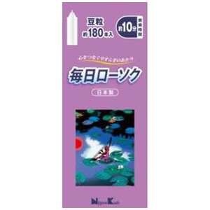 日本香堂 毎日ローソク 豆粒 約180本入 