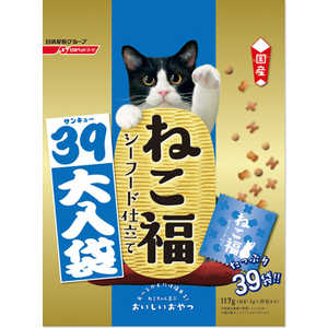 ペットライン ねこ福 39大入り袋 シーフード仕立て 117g