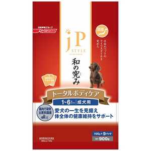 ペットライン ジェーピースタイル JPドライDOG 成犬用 900g〔ペットフード〕 JPスタイルコツブセイケン900G