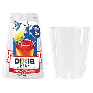 日本デキシー クリアーグラス(パーティー)310ml 5個 KPC110DP