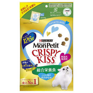 ネスレ日本 MonPetit(モンプチ)クリスピーキッス 総合栄養食 とびきり贅沢おさかな味 126g ネスレ日本 MonPetit(モンプチ)クリスピーキッス 総合栄養食 とびきり贅沢おさかな味 126g