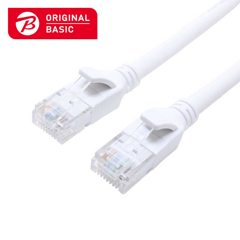 ORIGINALBASIC ORIGINALBASIC LANケーブル ［2m /カテゴリー6A /スタンダード］ ホワイト OB-L6A1-0200ST-WH OB-L6A1-0200ST-WH