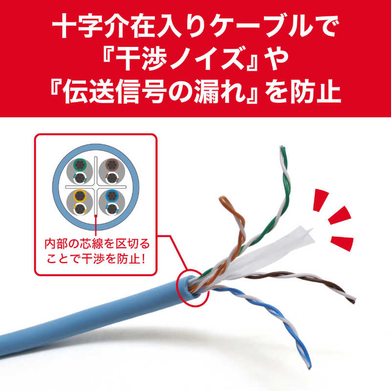 ORIGINALBASIC ORIGINALBASIC LANケーブル ［10m /カテゴリー6A /スタンダード］ ブルー OB-L6A1-1000ST-BL OB-L6A1-1000ST-BL