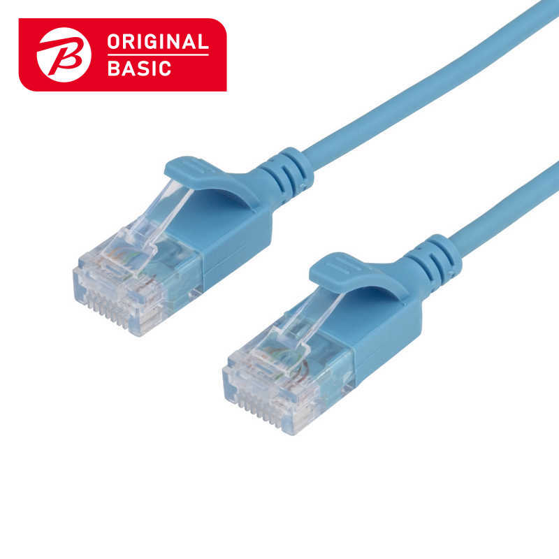 ORIGINALBASIC ORIGINALBASIC LANケーブル ［7m /カテゴリー6A /スリム］ ブルー OB-L6A1-0700SL-BL OB-L6A1-0700SL-BL