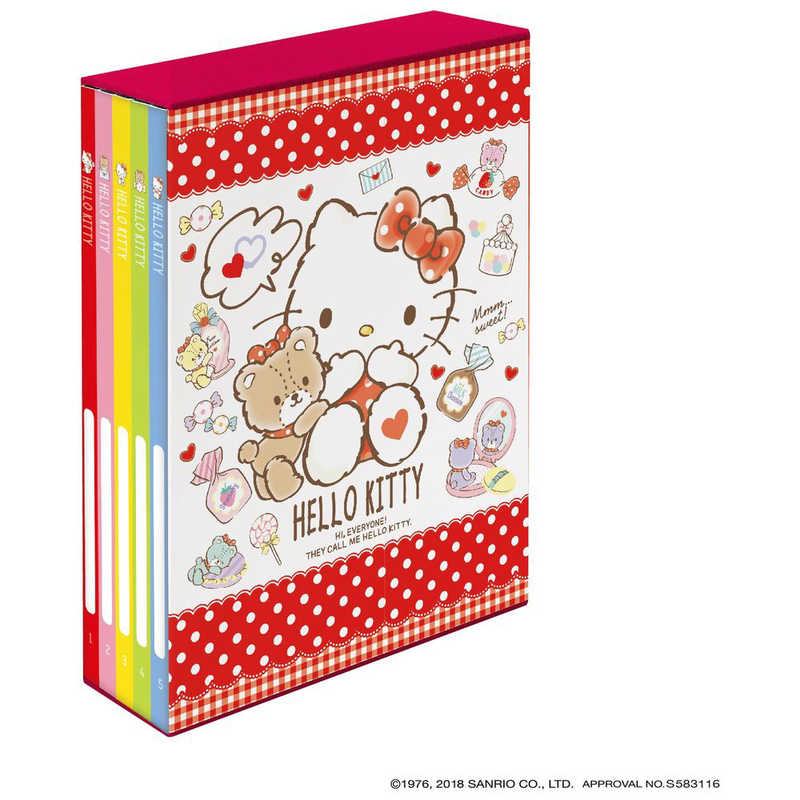 ナカバヤシ ナカバヤシ 5冊BOXポケットアルバム ハローキティ アPL10317(ハロｰ アPL10317(ハロｰ