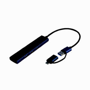 ナカバヤシ LANアダプタ付き USB3.2Gen1 Type-C&A 3ポートアルミハブ [バスパワー /3ポート /USB 3.2 Gen1対応] UHC3L373GY