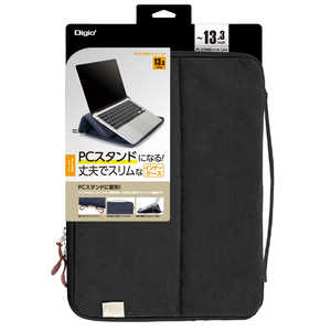 ナカバヤシ 13.3インチ汎用 PCスタンドインナーケース SZCFC132210BK ナカバヤシ 13.3インチ汎用 PCスタンドインナーケース SZCFC132210BK