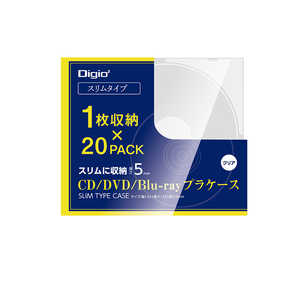 ナカバヤシ CDプラケス スリム20パック CD09320C ナカバヤシ CDプラケス スリム20パック CD09320C