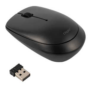 ナカバヤシ マウス (Chrome/Mac/Windows11対応) ブラック [BlueLED /無線(ワイヤレス) /3ボタン /USB] MUSRKT209BK