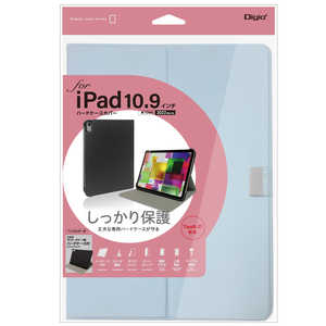 ナカバヤシ iPad10.9インチ(2022)用 ハードケースカバー TBCIP2207LBL