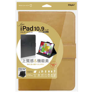 ナカバヤシ iPad10.9インチ(2022)用 PUレザージャケット TBCIP2208CA