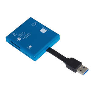 ナカバヤシ マルチカードリーダー USB3.2Gen1 CRW37M87BL