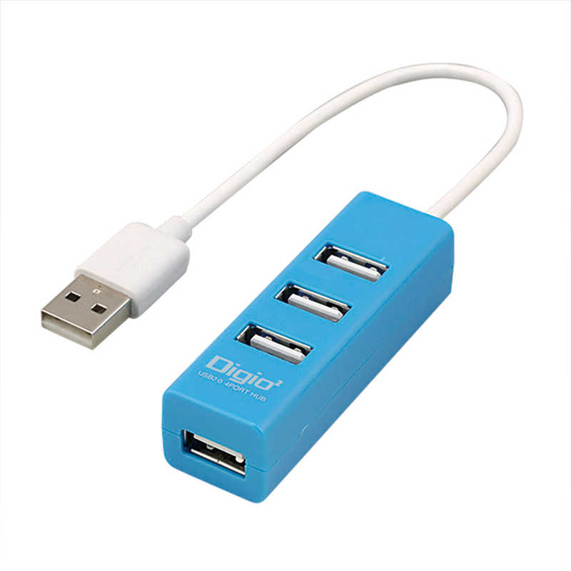 ナカバヤシ ナカバヤシ USB2.0 4ポートハブ 15cm ［バスパワー /4ポート /USB2.0対応］ UH2604BL UH2604BL