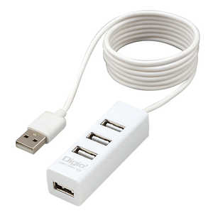 ʥХ䥷 USB2.0 4ݡȥϥ 120cm ΥХѥ /4ݡ /USB2.0б UH-2614W