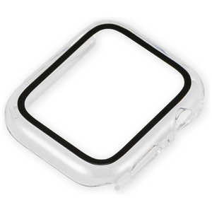ナカバヤシ Apple Watch SE用 44mm 液晶保護ガラス＋ケース SMWCAW441CL