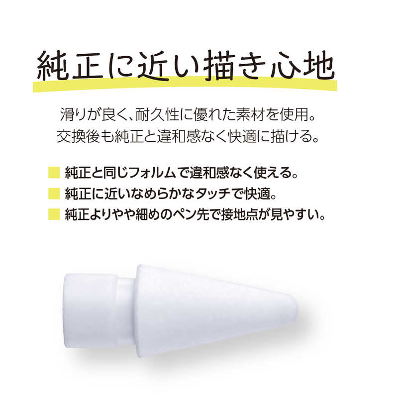 ナカバヤシ ナカバヤシ Apple Pencil(第1/2世代)対応 交換用ペン先 TPENPS01 TPENPS01