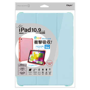 ナカバヤシ iPad10.9インチ用 衝撃吸収ケース TBC-IP2202LBL