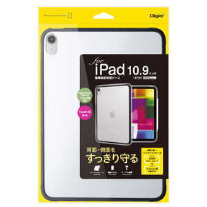 ナカバヤシ iPad 10.9インチ用 衝撃吸収背面ケース TBC-IP2203BK ナカバヤシ iPad 10.9インチ用 衝撃吸収背面ケース TBC-IP2203BK