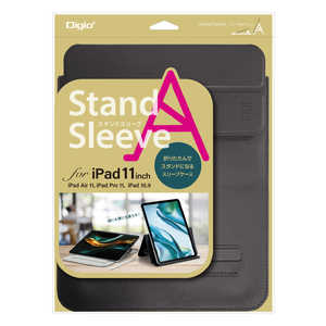 ナカバヤシ iPad11インチ用スタンドスリーブケース TBCIP24103BK ナカバヤシ iPad11インチ用スタンドスリーブケース TBCIP24103BK