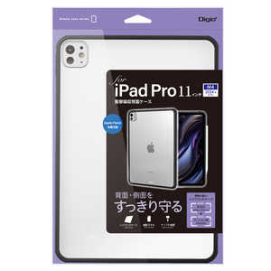 ナカバヤシ iPadPro(M4)11インチ用 衝撃吸収背面ケース TBCIPP24103BK ナカバヤシ iPadPro(M4)11インチ用 衝撃吸収背面ケース TBCIPP24103BK