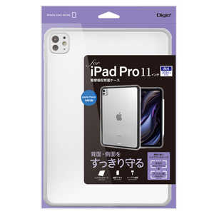 ナカバヤシ iPadPro(M4)11インチ用 衝撃吸収背面ケース TBCIPP24103GY ナカバヤシ iPadPro(M4)11インチ用 衝撃吸収背面ケース TBCIPP24103GY