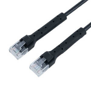 ナカバヤシ CAT.6A 固定できるLANケーブル 10m C6AK100BK ナカバヤシ CAT.6A 固定できるLANケーブル 10m C6AK100BK