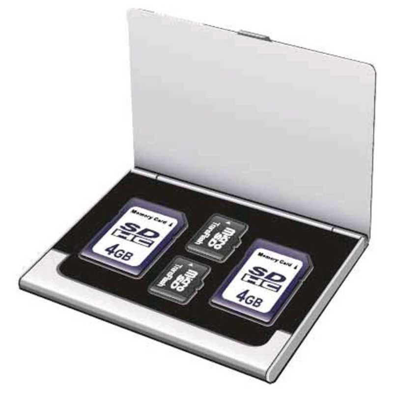 ロアス ロアス SD/microSD用 メモリーカードケース Digio2 (シルバー) MCC-1000SL MCC-1000SL
