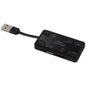 ナカバヤシ USB2.0 マルチカードリーダーライター CRW-5M53BK