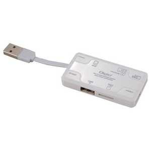 ナカバヤシ USB2.0 マルチカードリーダーライター CRW-5M53W