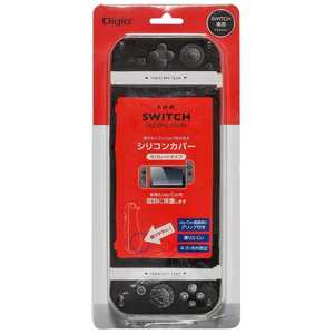 ナカバヤシ SWITCH用 シリコンカバー分離型 ブラック SZC-SWI06BK[Switch]