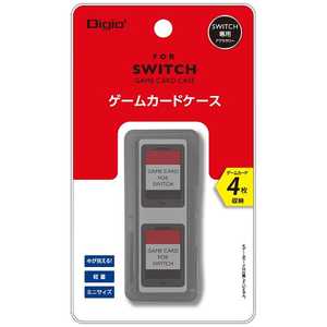 ナカバヤシ SWITCH用 ゲームカードケース4枚収納 ブラック MCC-SWI03BK[Switch]