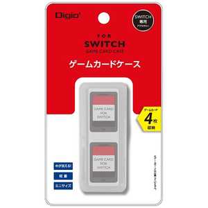 ナカバヤシ SWITCH用 ゲームカードケース4枚収納 ホワイト MCC-SWI03W[Switch]