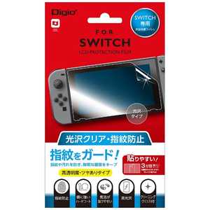 ナカバヤシ ニンテンドーSWITCH専用 液晶保護フィルム 光沢クリア・指紋防止 光沢タイプ 